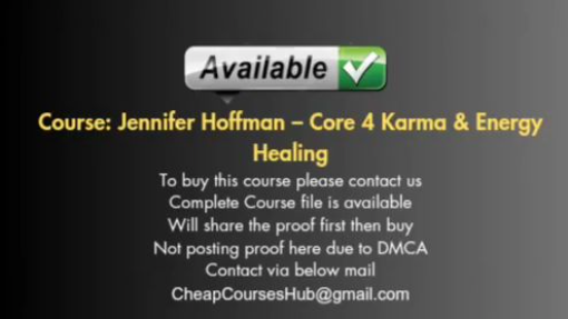 Jennifer Hoffman – Core 4 Karma & Energy Healing
