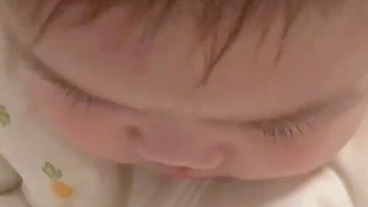 The reaction when human babies first discover they have feet...