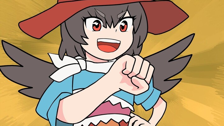 【Touhou Handwriting Animation】Hakurei Three Witches (8)