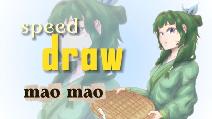 speed draw fan art | apoteker botol yakult mao mao [ apothecary diaries ]