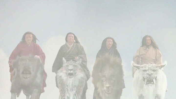 Master Wen invited the four saints of Jiulong Island to deal with Jiang Ziya. Yuanshi Tianzun gave J