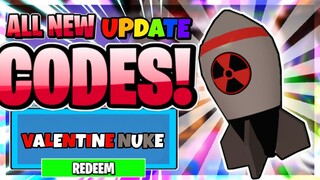 ALL NEW *VALENTINE + NUKE* UPDATE OP CODES IN CANDY CLICKING SIMULATOR! | Candy Clicking Simulator