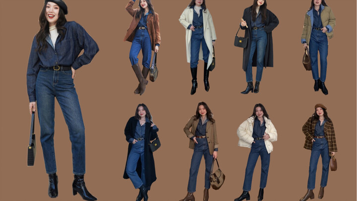 Hãy nhớ công thức phối đồ vừa đẹp trai lại vừa xinh này nhé! Áo sơ mi denim + quần jeans = set đồ mặ