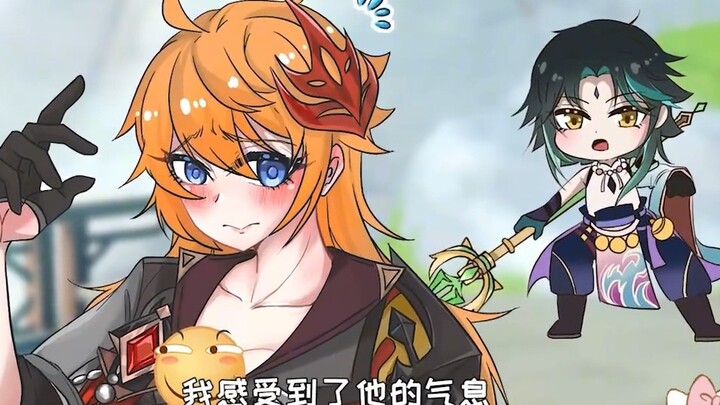 🔥Help! Genshin Impact's gender-swap meme is so good! Who hasn't seen the famous scene of Zhongli's "