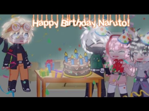 {🦊🎉}Happy Birthday Naruto! || Team 7 || MeMe || Naruto Skit || Gacha Club {🎉🦊}