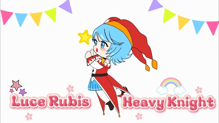 Luce Rubis Chibi dari anime Heavy Knight