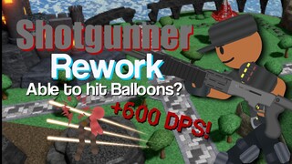 Shotgunner Rework Leak - Able to hit flying enemies? (TDS Meme)