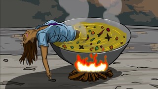 Animated science popularization "What does human flesh taste like?" A perverted British man actually