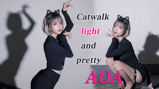 แดนซ์สไตล์เกาหลีเป็นครั้งแรก กับเพลง  Like a Cat - AOA