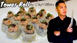 How to make grilled salmon roll?