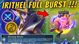 IRITHEL MONSTER DAMAGE WITH BLAZING BLADE !! HYPER CADIA ASSASSIN !! MAGIC CHESS MOBILE LEGENDS