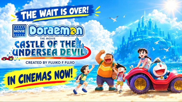 Doraemon the Movie: New Nobita and the Castle of the Undersea Devil (2026) | Full Movie