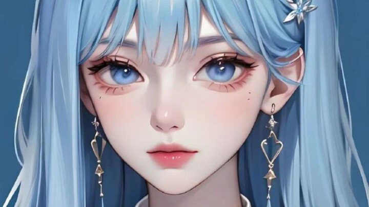 🔞Rambut Biru Lebih Menggoda Ga Sih😋😍