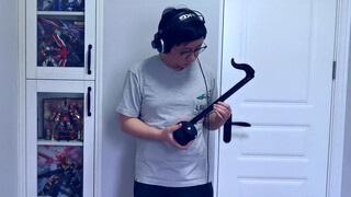 A man covers "Megalovania" with Otamatone