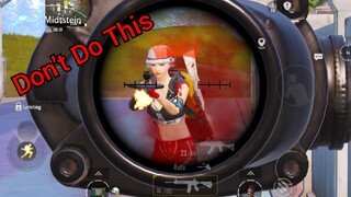 Dont do what i just did | PUBG Mobile