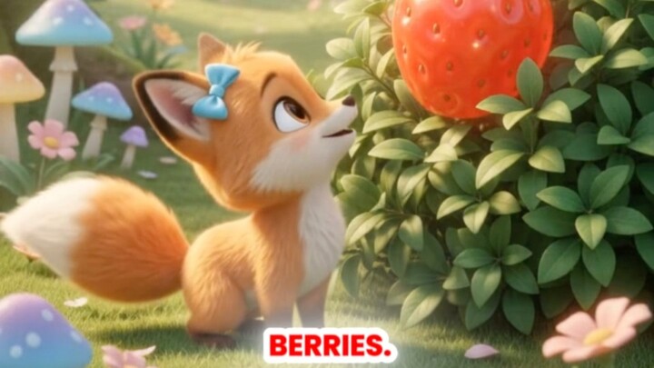 Bunny wants to eat berries.