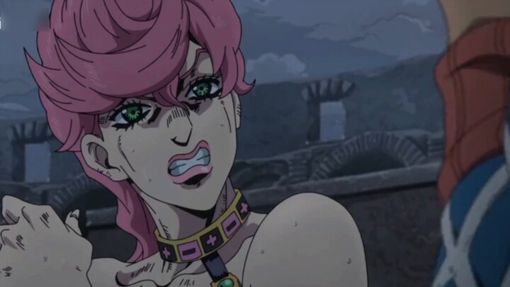 The pure friendship between hot girl Mista and Giorno.