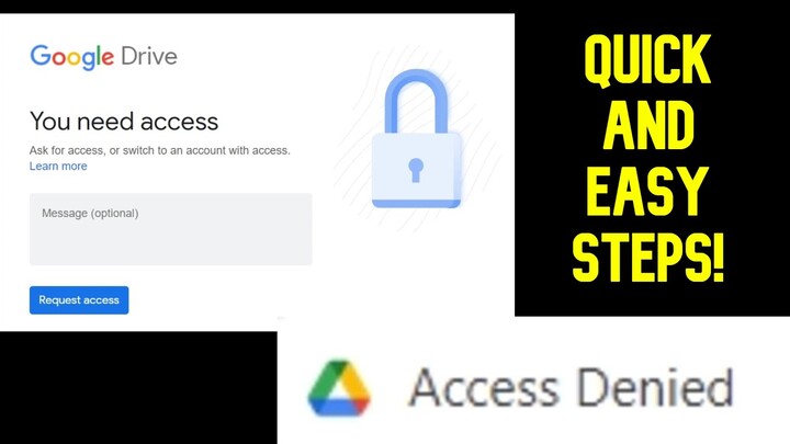 "You need access" "Ask for access" PAPAANO MAG  TURN ON NG VISIBILITY (PUBLIC) SA GOOGLE DRIVE?
