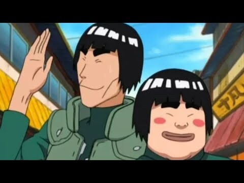 Momen Kocak Guy Dan Rock Lee Kw Saat Di Konoha SUB INDO