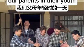 你父母口中他们年轻时的一天be like：