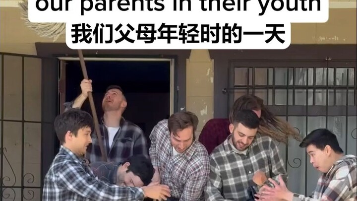 What your parents described a day in their youth as being like: