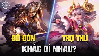 ĐỠ ĐÒN VÀ TRỢ THỦ  KHÁC GÌ NHAU?