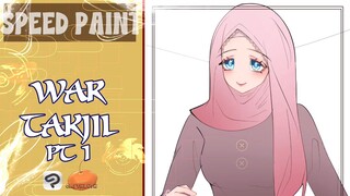 SPEEDPAINT | War Takjil sketch n base colour