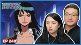 ROBIN'S FAREWELL..?? LEAVING THE STRAW HATS | One Piece Episode 240 Couples Reaction & Discussion