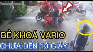 1 phút mất cảnh giác, chủ nhân xe vario đã phải trả giá