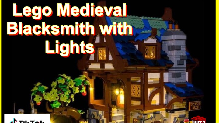 Medieval blacksmith with Lights - Lego 21325