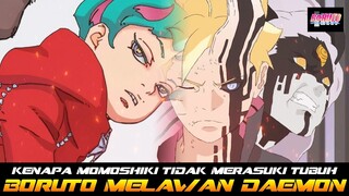 KENAPA MOMOSHIKI TIDAK MERASUKI TUBUH BORUTO SAAT MELAWAN DAEMON