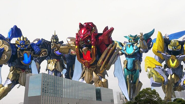 No.1 Sentai Gojuger Episode 10-04 The Five Beast Gods appear at the same time! Kill the blackened Gr