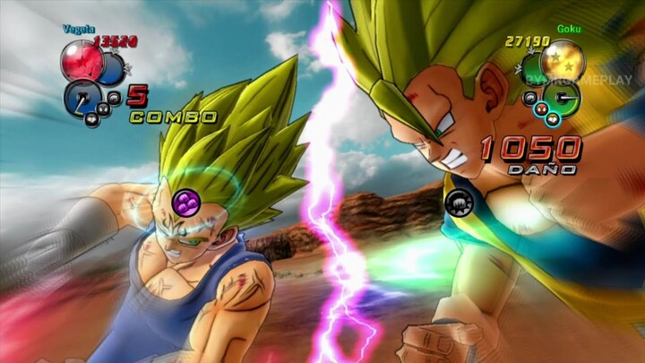 Dragon Ball Z Ultimate Tenkaichi Majin Vegeta vs Goku ssj3