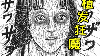 少女植发成瘾，最后植到满脸头发，依然不满足！《富江：毛发》