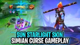 Sun Upcoming Starlight Skin "Simian Curse" Gameplay | Mobile Legends: Bang Bang