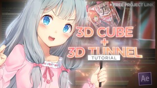 3D Cube + 3D Tunnel Tutorial | After Effect AMV Tutorial (+ free project file) | imduong2k6