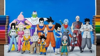 The Z Fighters - Anime Drawing