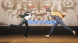 Menyala abangku 🔥  Sakura vs Togame #wind breaker