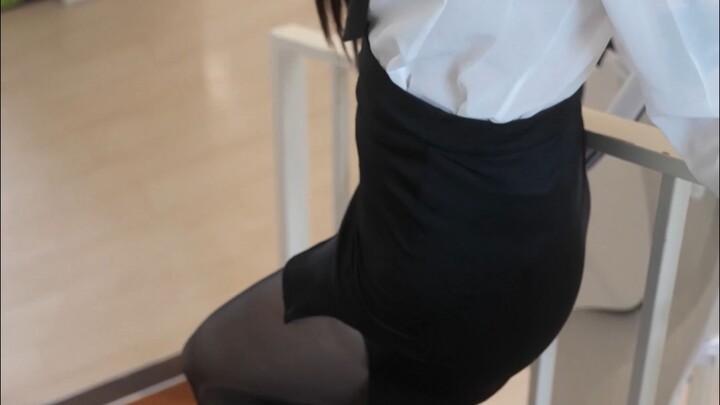 HaYun's campus office lady outfit
