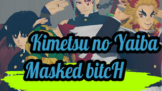 [Kimetsu,no,Yaiba,MMD],Masked,bitcH,-,Tomioka,Giyuu,,Kyojuro,Rengoku,&,Uzui,Tengen