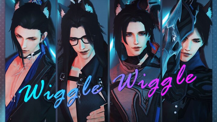 【Three Swords MMD】 Wiggle Wiggle "Xingyan / Duoye / Xiaotian / Chi Ming · Pao Ge"