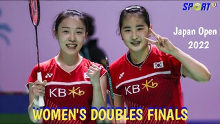 Badminton Japan open 2022 Jeong Na-eun/Kim Hye-Jeong vs Baek Ha-na/Lee Yu-lim Women's Doubles Finals