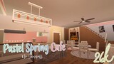 PASTEL SPRING CAFE (No Gamepass) | Bloxburg Build
