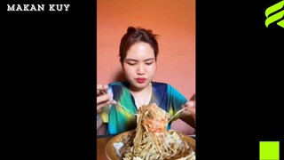 Mukbang masakan rumahann, ada sambel ikan sama terong, rebusan terong dan kacang🙌🏻 #mukbang #masak