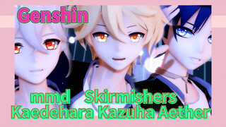 mmd Skirmishers Kaedehara Kazuha Aether