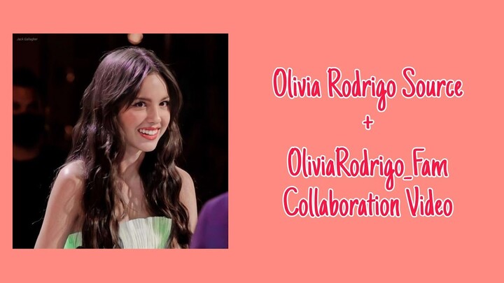 Olivia Rodrigo Source + OliviaRodrigo_Fam Special Collab 🎉👭