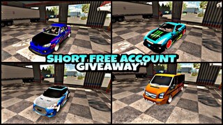 || SHORT FREE ACCOUNT GIVEAWAY#158 || CAR PARKING MULTIPLAYER 4.8.2