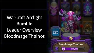 Leader Series: Bloodmage Thalnos - WarCraft Arclight Rumble Beta -  ALR0012