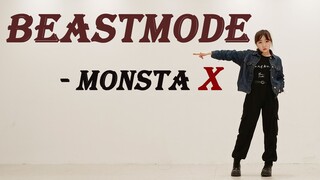 [Shengmo] Cover debut mahasiswa Universitas Zhejiang, Mang Beibei | MONSTA X - BEASTMODE | Lagu hit 