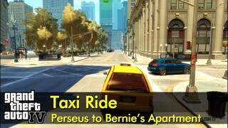 Perseus to Bernie's Apartment | Taxi Ride | GTA IV